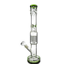 10 Árboles de árbol Perc Green Hookah Glass tuberías de agua para fumar (ES-GB-349)